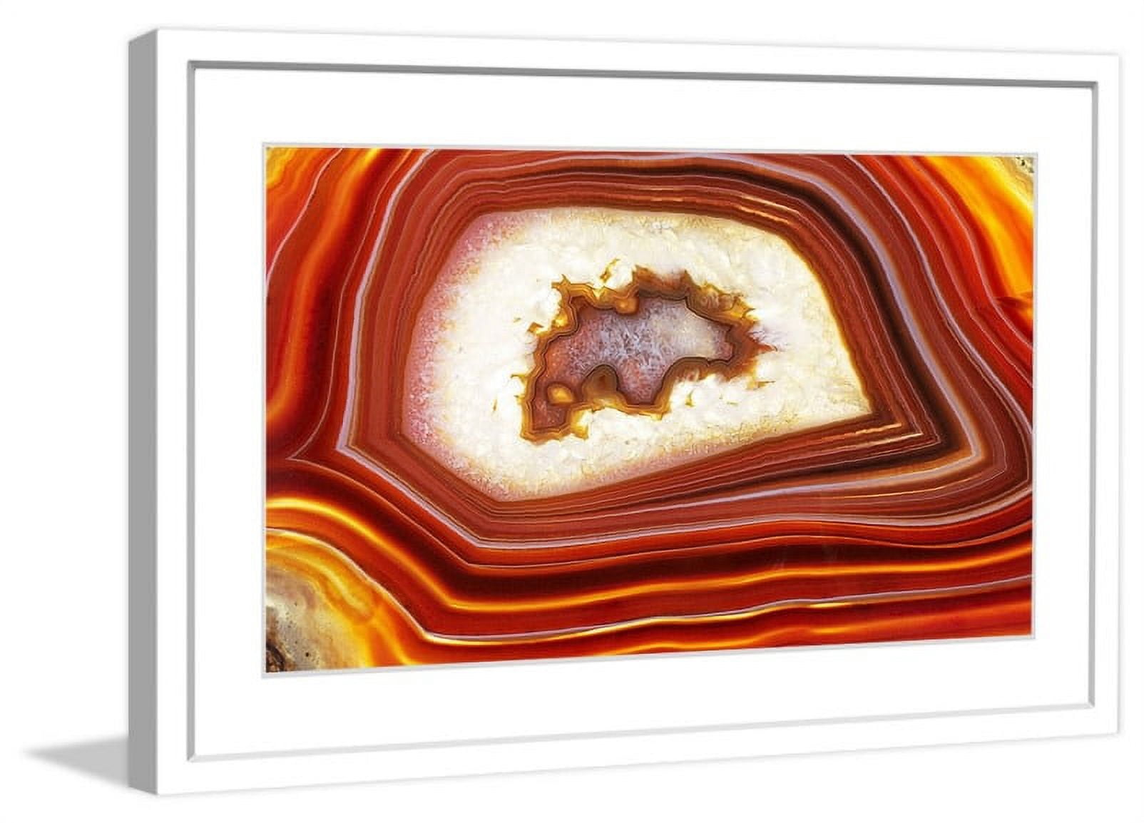 "Lava Flows" Framed Painting Art Print, 18" x 1.5"