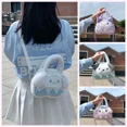 thumbnail image 3 of Lindo bolso de mano de Sanrio Kuromi Mymelody Cinnamoroll Pochacco con dibujos animados, bolso de hombro, regalo de oso de fresa, 3 of 3