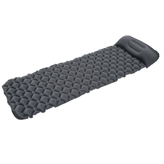 Almohadilla para dormir para acampar, almohada para dormir inflable a prueba de húmedo la almohada en forma de de dos Maneras de Inflación para la Mochila