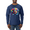 Navy, variant on Colorful Labrador Retriever Animal Lover Mens Long Sleeve Shirt