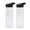 White, variant on BAKER DEPOT 2PCS Plastic Water Bottle 24 oz with Inside Straw - Screw-On Cap Flip Top Nozzle Mechanism - Slim Translucent Body (Clear)