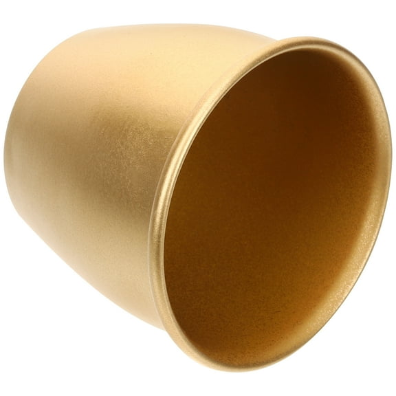 VORCOOL Plant Pots Indoor Flower Pot Golden Metal 1Pcs