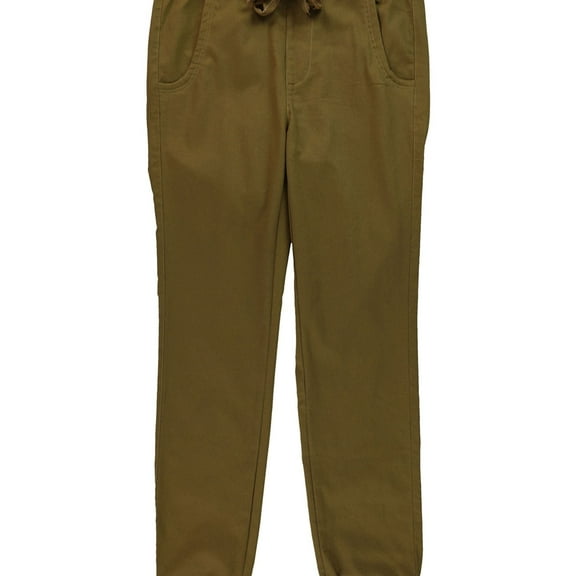 Galaxy by Harvic Men's Basic Stretch Twill Jogger Pants Brown  XL