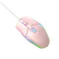 thumbnail image 1 of Six Key Wired Illuminated Mouse, Silent/Stable, Customizable LED Lights, Compatible with Notebook Computers, for Business/Office/Gaming, 1 of 1