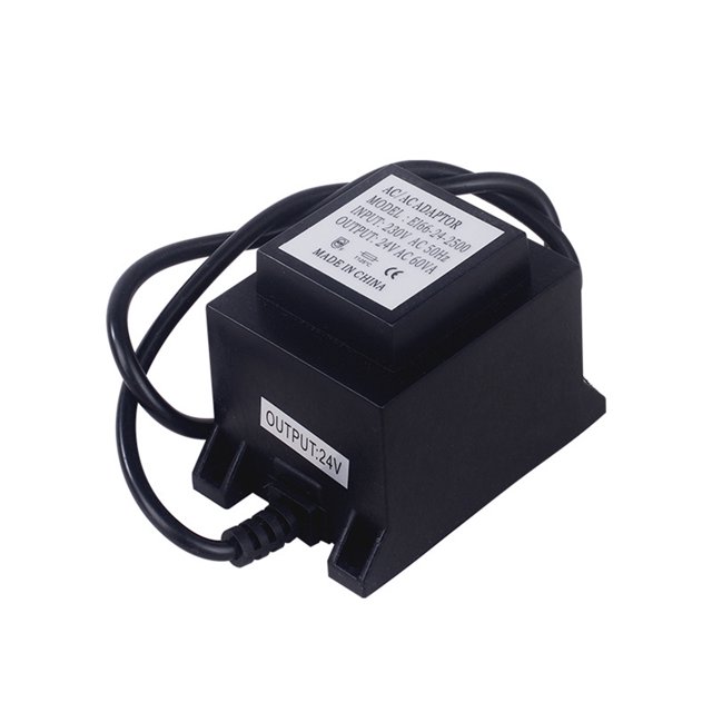 Waterproof Square LED Power Supply Transformer - 110V Input, 12V Output, 50W (Optional 60W/80W), Black Color, 800g Net Weight (50W Model), 320x235x195mm Package Size, Includes 1 Transformer