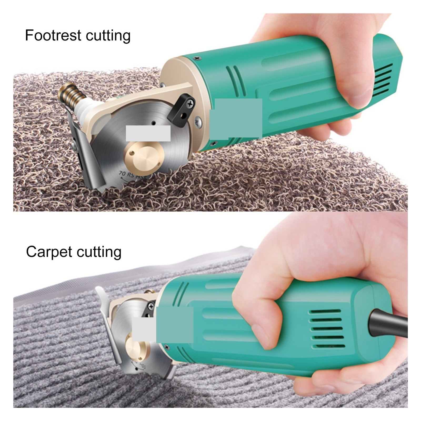 Electric Fabric Scissors Rotary Blade Fabric Tool Leather Fabric Electric Cutter Kit Cutting Saw Tool ,Sharp & Durable