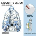 thumbnail image 4 of Bright Colorful Bloom Backpack for Student Lightweight Adjustable Padded Straps Chest Buckle Spacious Durable School Backpack, 4 of 4