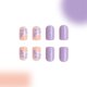 thumbnail image 3 of Fiudx Puntas de Uñas, Elegante Juego de Láminas Moradas, Tamaño Versátil, Gel Fácil de Usar, Diseño Limpio y Reutilizable, Uso En Salón de Belleza, Regalo para Fashionistas, 24 Piezas Incluidas., 3 of 6