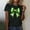 #080-Black, variant on Ounisa Womens Funny St Patricks Day Bows T Shirts for Girls Cute Short Sleeve Tees for Saint Patricks Day
