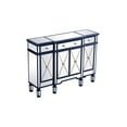thumbnail image 6 of 48 inch mirrored credenza in blue, 6 of 10