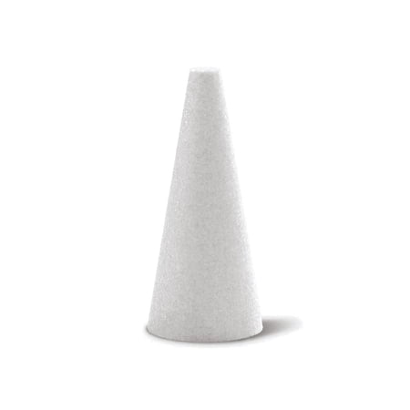 FloraCraft Foam Cone 3.8 inch x 8.9 inch White