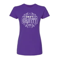 Wicked - Defy Gravity - Juniors Fitted Graphic T-Shirt