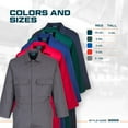 thumbnail image 6 of Portwest S999 Men's Work Coveralls - Protective Polycotton Overalls Durable Workwear Boiler Suit for Mechanics Warehouse Garages DIY Navy Tall, XX-Large, 6 of 7