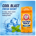 thumbnail image 4 of Arm & Hammer Ultramax Solid Antiperspirant Deodorant Wide for Men, Cool Blast, 2.6 oz, 3 Pack, 4 of 8