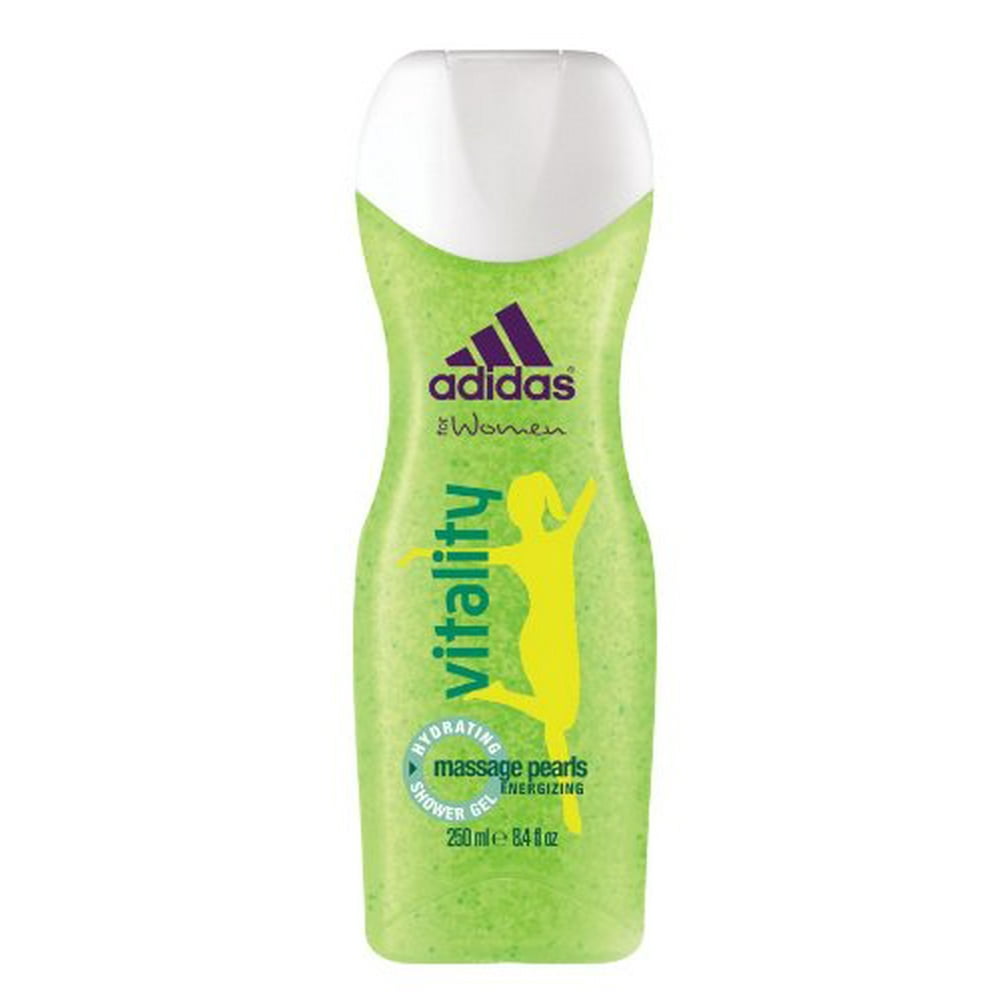 Adidas Vitality Woman Hydrating Shower Gel With Massage Pearls 250ml 8