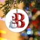 thumbnail image 3 of 2024 26 Letter Christmas Snowman Christmas Pendant - Acrylic Car Pendant Saint, 3 of 5