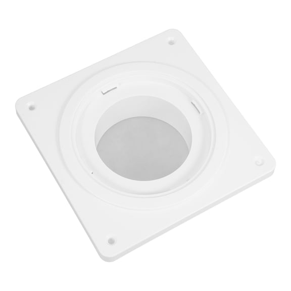 PENIKOKO White Plastic Dryer Vent Hose Connector Kit with Leakproof Flexible Exhaust Hose for Easy Installation and