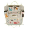 thumbnail image 2 of Organizador universal para respaldo de asiento de coche, funda de asiento para bebé ABC animales, 2 of 8