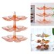 thumbnail image 5 of Platos de frutas apilados Contenedor de almacenamiento Postre Cupcake Stands Holder Rack Bandeja de servicio multipropósito para restaurante Hotel Rosa Sunnimix Canasta de frutas, 5 of 8
