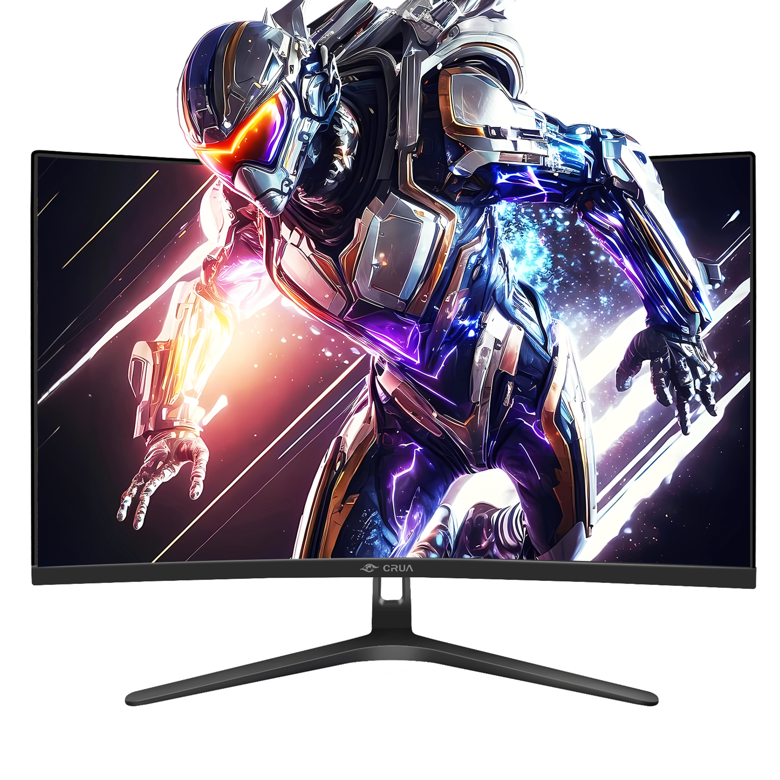 CRUA 27" 280Hz Curved Gaming Monitor, Full HD 1080p, 1800R Curvature VA Panel, 120% sRGB, AMD FreeSync, Low Blue Light, DP 1.2/HDMI 1.4, Wall Mountable-Black