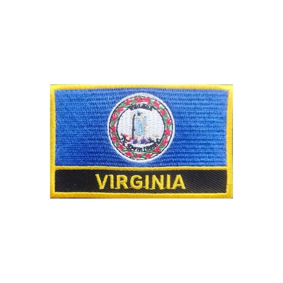 Uijokdef 1 PCS Virginia Flag US State Flag  Patch