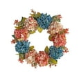 thumbnail image 2 of Hydrangea Wreath Flower Wreaths Large Home Decor Hanging Spring Summer Wreaths Farmhouse Wreath for Front Door Porch Window Festival Wedding, 2 of 8