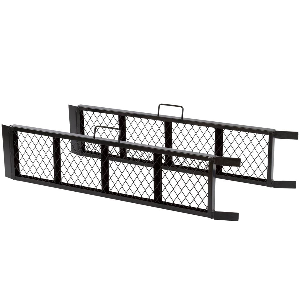 Black Widow ST-4811-1600-M-V2 Steel ATV Trailer Ramp 48.5 Black, Pair