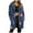 Navy, variant on larppty Women's Christmas Transition Teddy Hooded Jacket - Long Sleeve Warm Fleece Plush Elegant Winter Coat（Red，L）