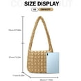 thumbnail image 5 of Puffer Tote Bag for Women Quilted Tote Bag Quilted Crossbody Bag Lightweight Padding Pufferr Shoulder Bag, 5 of 6