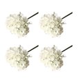 thumbnail image 2 of Toystoory 4x Elegancia sin esfuerzo Fácil de limpiar Flores artificiales de boda Flores y plantas de imitación Flor falsa Decoración del hogar blanco, 2 of 6