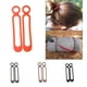 thumbnail image 4 of Paquete de 2 herramientas de silicona multiusos para ataduras de mallas, cuerdas para exteriores, senderismo y campamento. Negro, 4 of 8