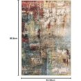 thumbnail image 2 of XUCP-2x3 Tapis d'Entrée Lavable, Petit Tapis de Porte Intérieur pour Entrée, Tapis de Salle de Bain Antidérapant Abstrait Tapis de Sol Rouge pour Porte d'Entrée Cuisine Chambre Animal de Compagnie RV (Rouge/multi, 2 x 3), 2 of 4