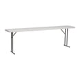 thumbnail image 1 of Pemberly Row Granite Plastic Folding Training Table in White, 1 of 2