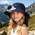 thumbnail image 6 of Womens Sun Hat Solar Powered Kids Sun Hat with Neck Shield and Wide Brim Outdoor Sun Beach Hat, 6 of 6