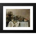 thumbnail image 2 of Pieter Claesz 14x12 Black Modern Framed Museum Art Print Titled - Still Life with a Fish (1647), 2 of 5