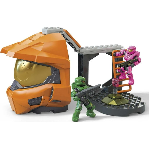Set de construcción Mega Halo Zone Control con casco Spartan