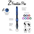 thumbnail image 2 of Zebra Pluma Fuente Z Fountain Pen Punta Metálica Caja 6 Piezas Color Negro, 2 of 5