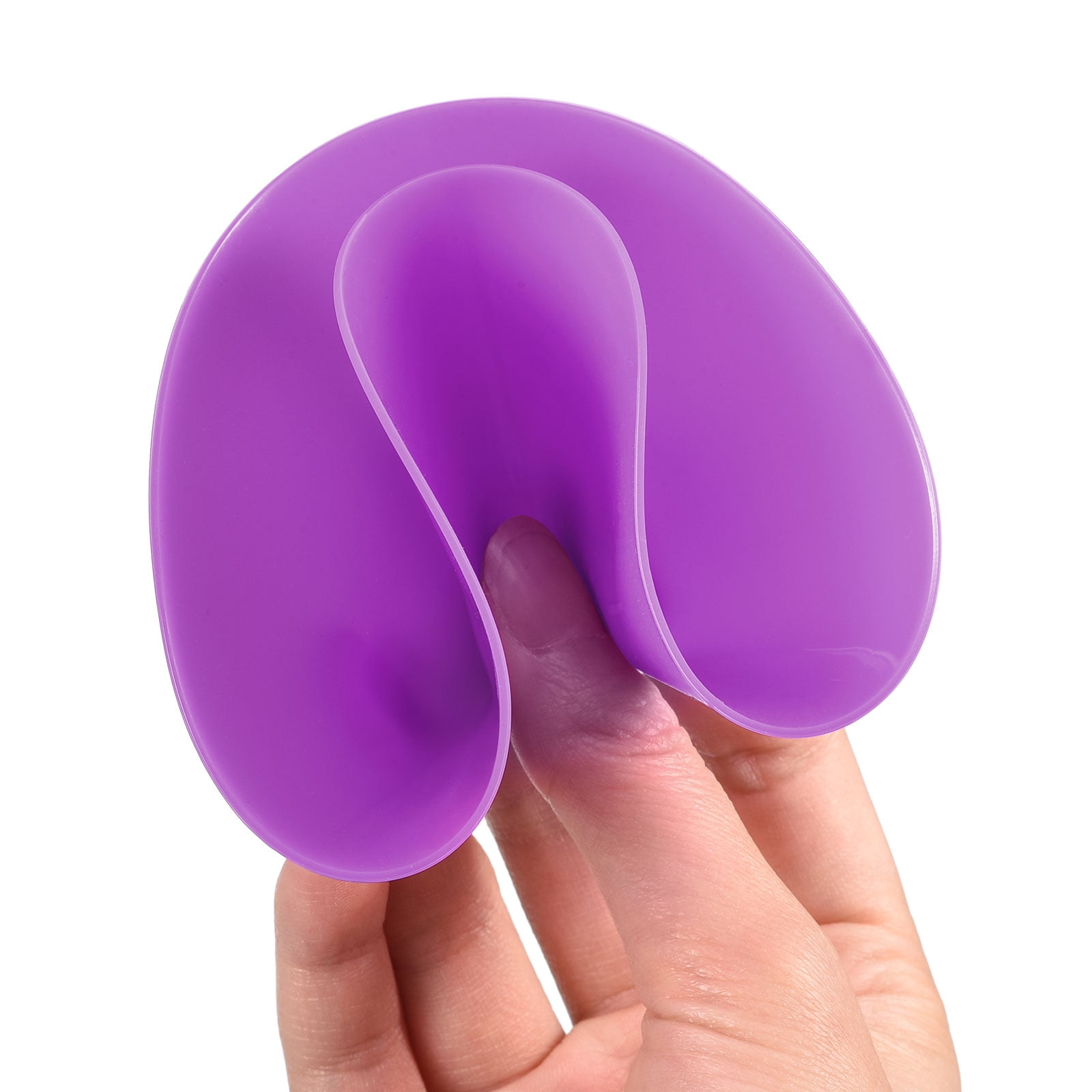 Unique Bargains Jar Opener Pad Multi-Purpose Silicone Coasters Purple