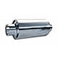 thumbnail image 2 of 2.5" In/Out x 14" OAL Aero Exhaust Resonator, 4" Round Body, 2 of 2