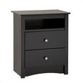 thumbnail image 3 of Home Square 3-Piece Set with Twin Storage Bed Double Dresser & Tall Night Stand, 3 of 11