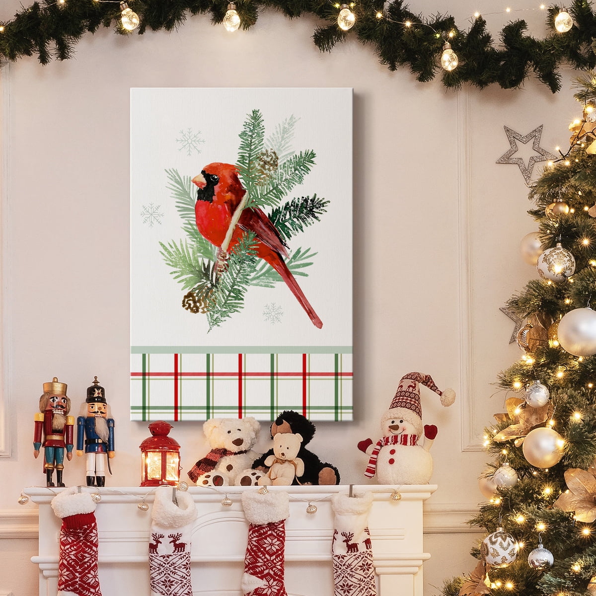 Winter Visitor Collection B- Gallery Wrapped Canvas