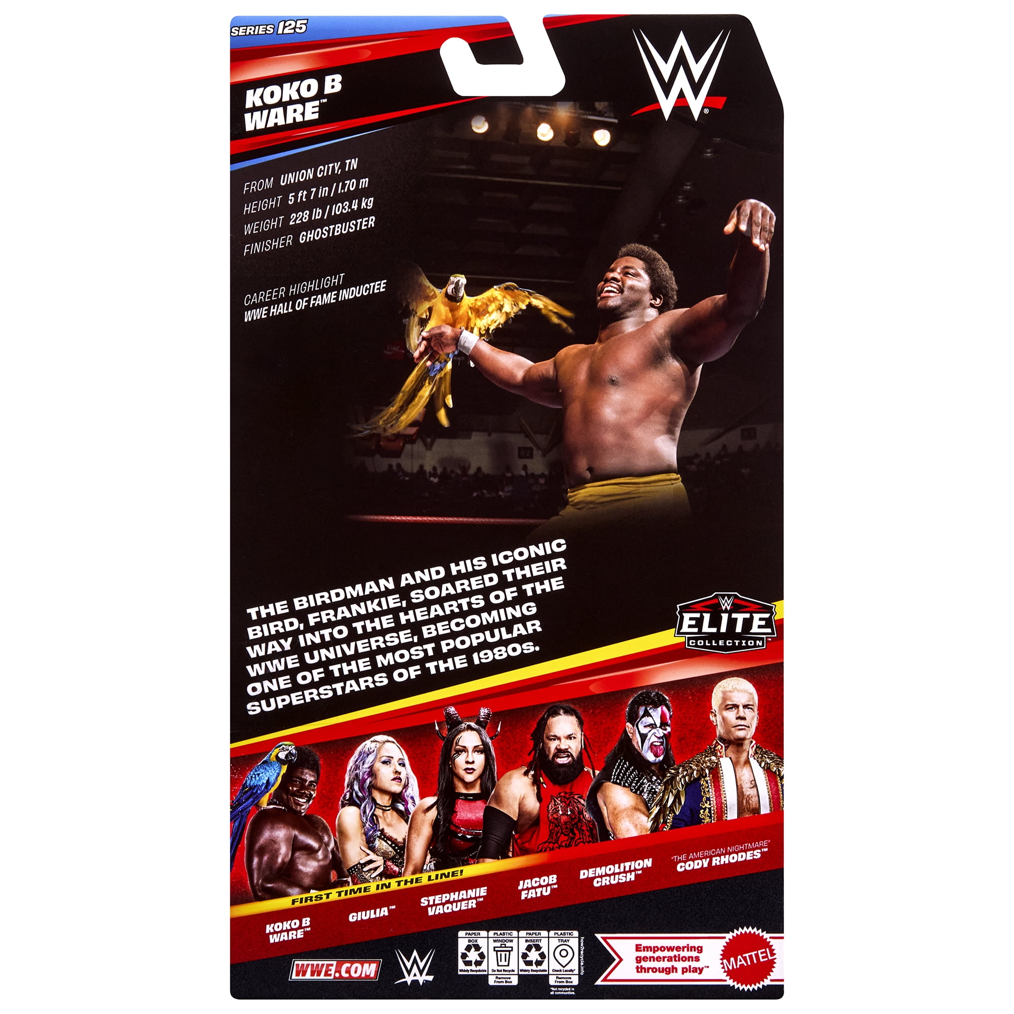 Koko B. Ware - WWE Elite 125 Mattel WWE Toy Wrestling Action Figure