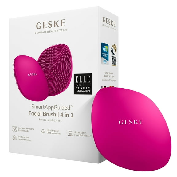 Geske Facial Brush 4-in-1 - Magenta