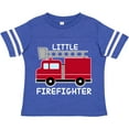 thumbnail image 3 of Inktastic Red Fire Little Firefighter White Text Boys or Girls Toddler T-Shirt, 3 of 5