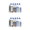 thumbnail image 3 of Injueey 21 Uds. Kit de reparación de teléfonos móviles, juego de destornilladores antideslizantes para teléfonos móviles, herramienta de reparación Type1 NO1, 3 of 5