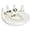 White, variant on Ring Holder Ceramic Ring Dish for Jewelry Trinket Dish Engagement Wedding Gifts for Women Girl Black