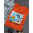 thumbnail image 3 of Paradise Beach Ocean Travels Shaped T-Shirt Women -Image by Shutterstock, Female XX-Large, 3 of 4