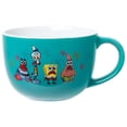 thumbnail image 1 of Silver Buffalo Spongebob - Taza de sopa de cerámica con Patrick, Squidward y Mr. Krabs, 24 onzas, 1 of 4