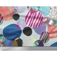 thumbnail image 2 of Soimoi Poly Georgette Fabric Texture & Colorful Dots Print Sewing Fabric Yard 52 Inch Wide, 2 of 3