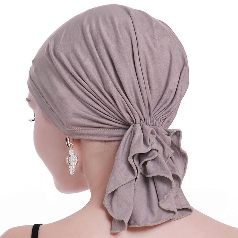 OSVYO Bamboo Chemo Headwear for Women - Hair Loss, Cancer - 4 Slip-on Headgear osvyo Chemo Headscarf for Women Hair Loss - Cancer Slip On  main image 2